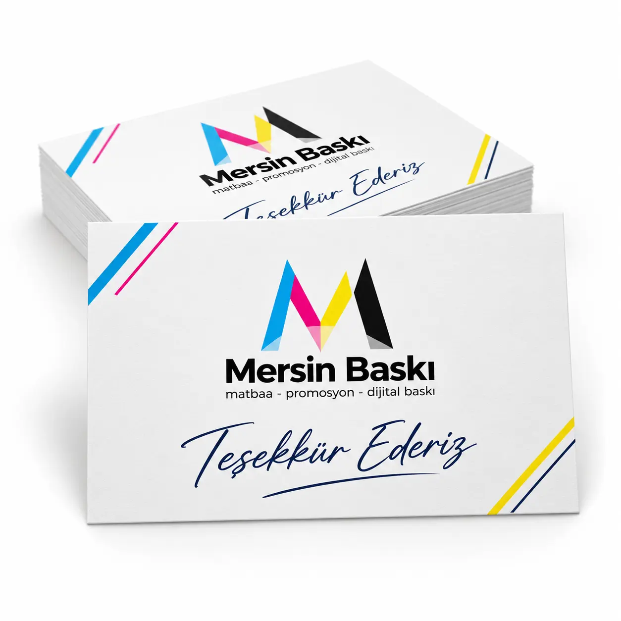 Teşekkür Kartı – Mersin Baskı logolu ürün görseli